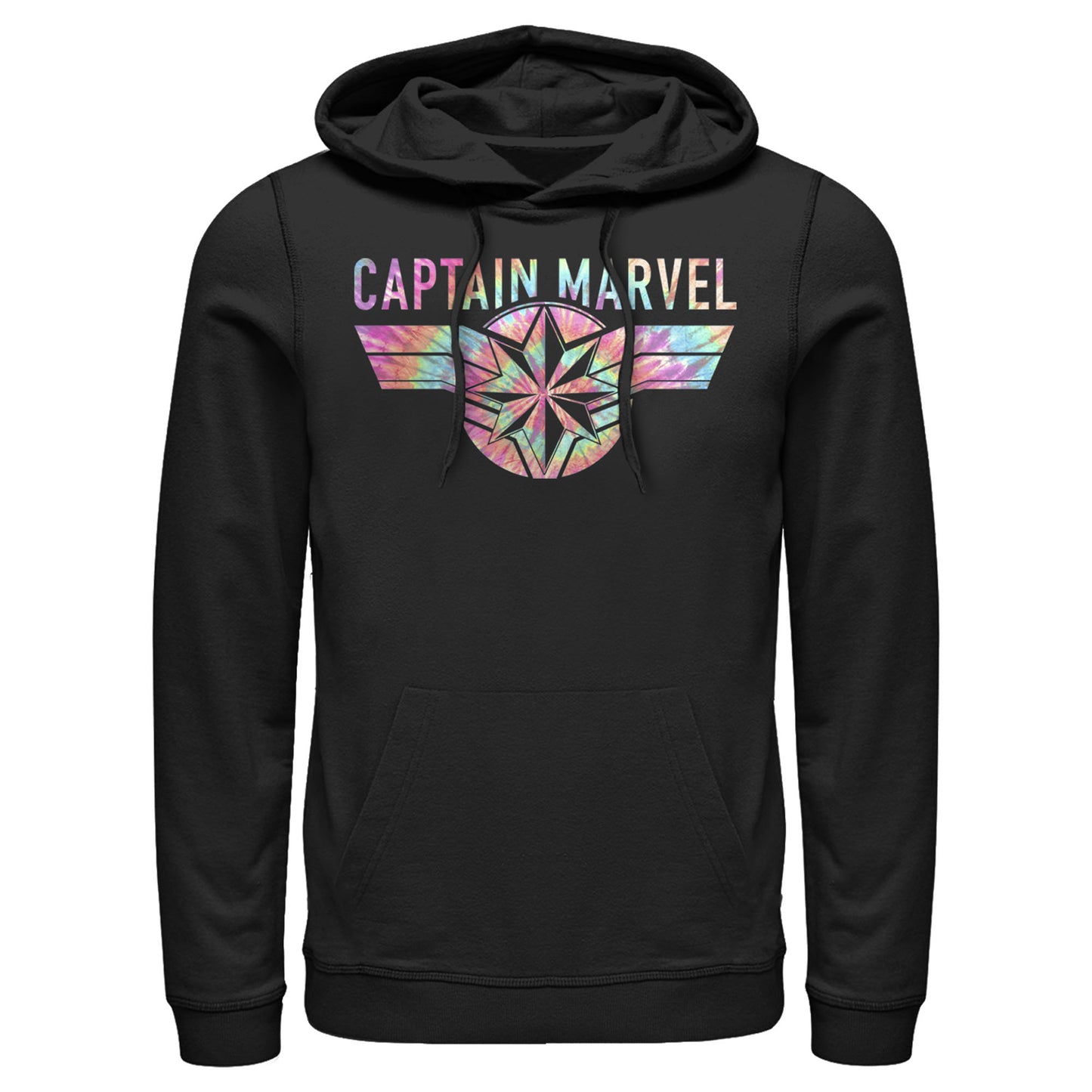 Men's Marvel Tie Dye Captain Lightweight Hoodie